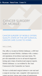 Mobile Screenshot of cancersurgerymobile.com